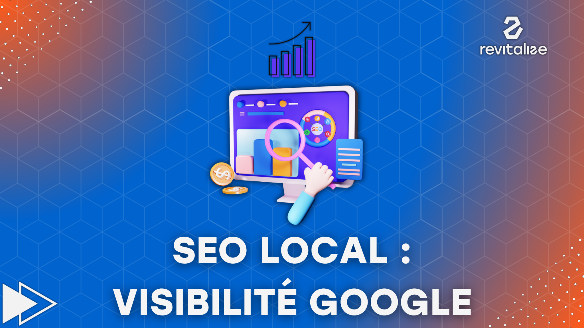 Illustration Revitalize : explications pour être visible sur Google grâce au SEO local